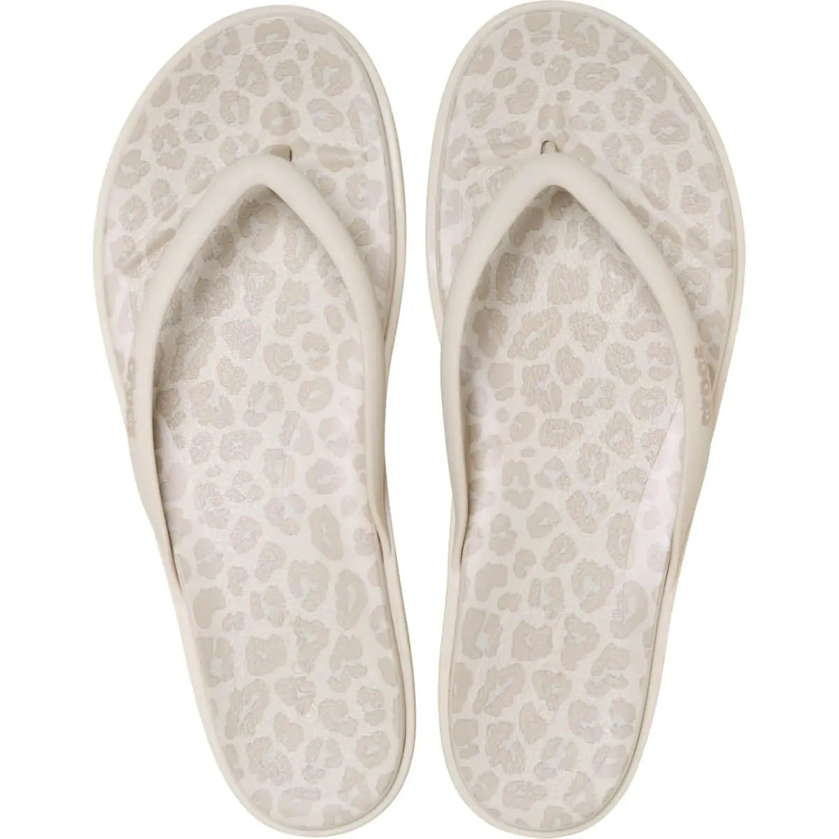 Women's Miami Round Toe Flip Flops, Summer Sandals - Floral and Animal Prints